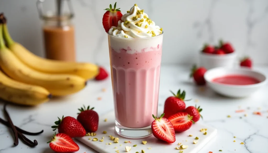 The Hailey Bieber smoothie recipe has taken the internet by storm, captivating health enthusiasts and fans alike. This trendy drink, inspired by the Erewhon strawberry glaze smoothie, combines antioxidant-rich ingredients with a delicious taste. Its popularity stems from its potential skin benefits and the allure of recreating a celebrity-endorsed treat at home.