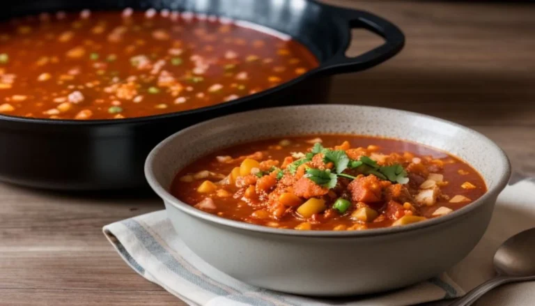 Brunswick Stew is a hearty one-pot meal with a rich history and complex flavors. This slow-cooked dish combines chicken, pulled pork, lima beans, and a variety of vegetables in a savory broth, resulting in a comforting and satisfying meal. Originating in the southern United States, particularly Georgia, Brunswick Stew has become a beloved staple in many households and restaurants across the country.