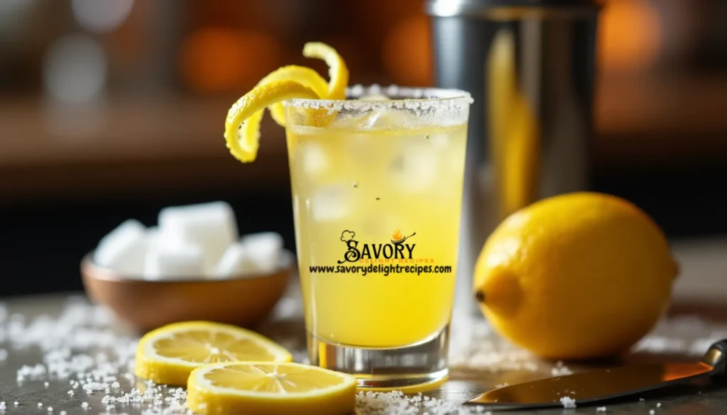 A lemon drop shot delivers sweet and sour flavors in a single delicious serving. This classic cocktail-inspired shot has gained popularity at parties worldwide. Your friends will love this drink that's easy to make and fun to serve.