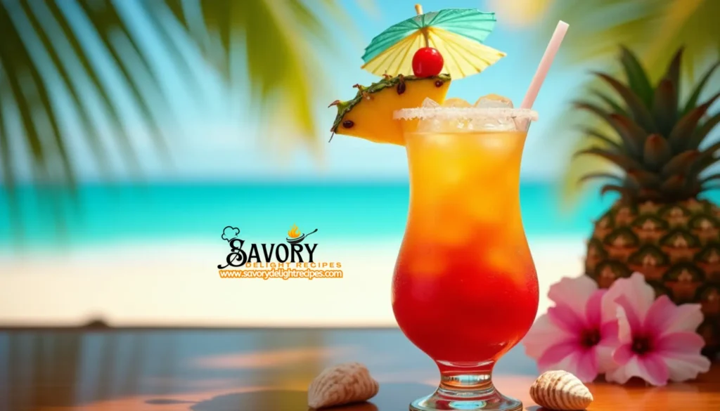 A refreshing, tropical Bahama Mama cocktail with vibrant Caribbean flavors. Perfect for summer gatherings or a relaxing evening at home.