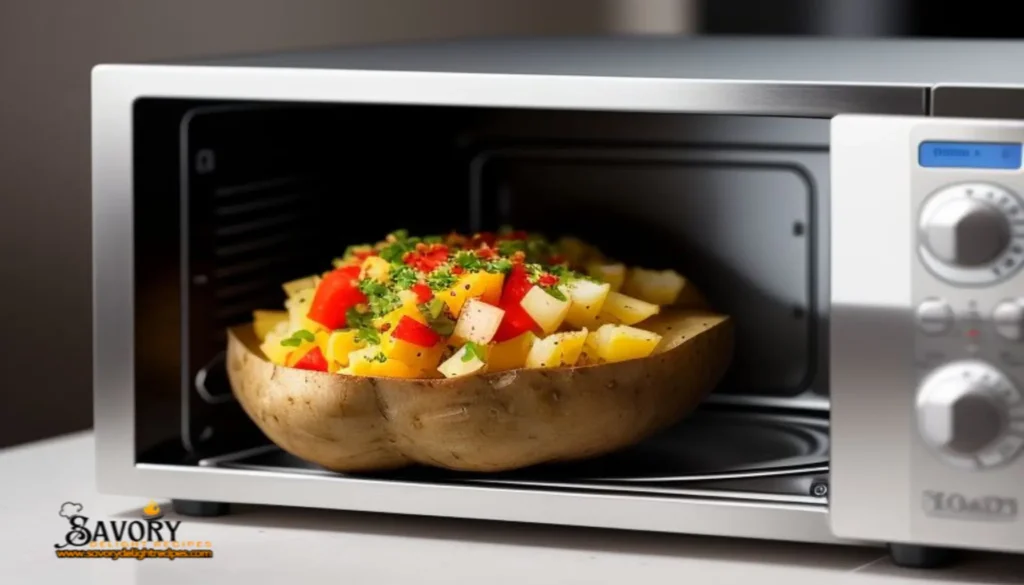 A microwave baked potato is a quick and convenient way to enjoy a classic baked potato without the long cooking time required in a traditional oven.