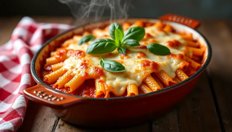 Baked rigatoni stands out as a dish that perfectly blends comfort with elegance. The classic Italian pasta's wide tubes and ridged exterior capture sauce and cheese uniquely compared to other pasta shapes.